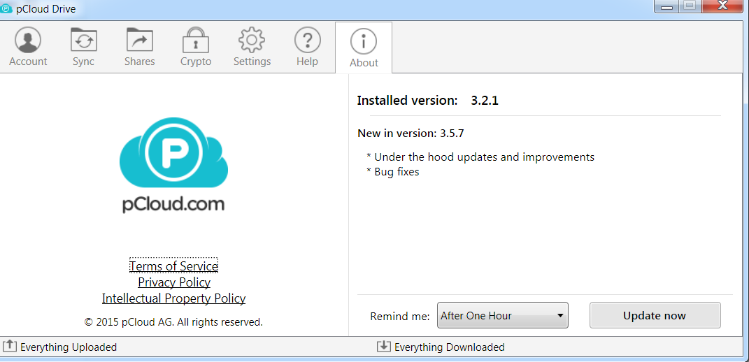 Install latest version of pcloud