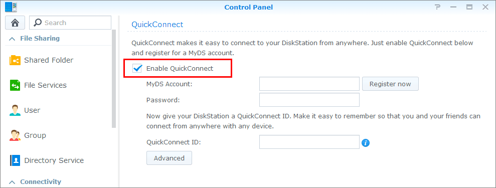 M89 How to Enable Quickconnect