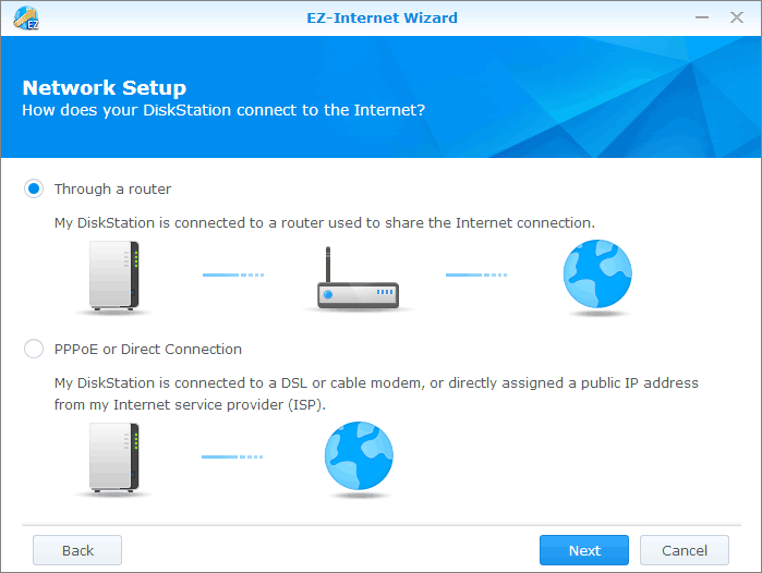M89 Choose Router or Direct Connection