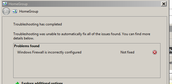 Windows Firewall Incorrectly Configured