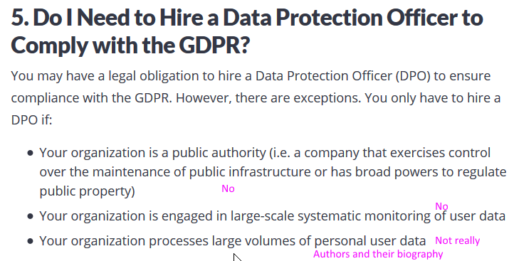 GDPR Data Protection Officer