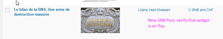 Widget SNB to Top when new Post