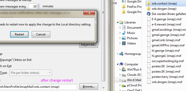 Server Settings Folder Need Rename Restart Required