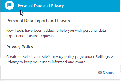 GDPR Personal Data Export Erasure