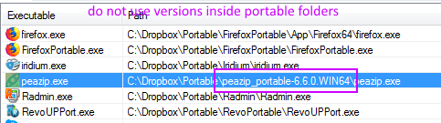 No version info in Portable