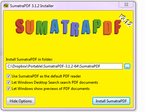 Sumatra: Is Windows Preview/Thumbnail for PDF