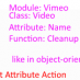 Media Object Application Object Attribute Action