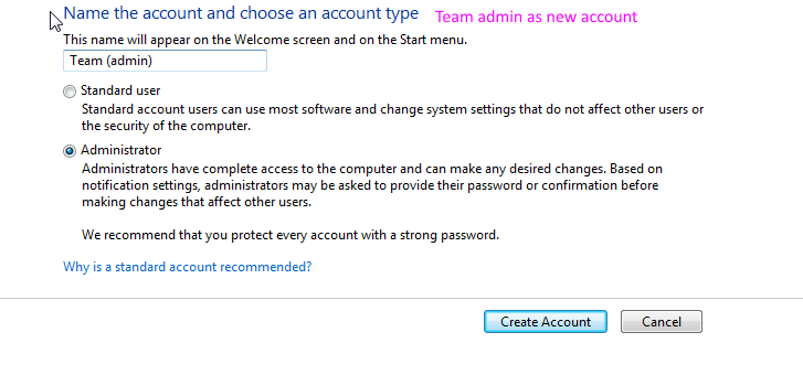 CM15 User Create Admin Account