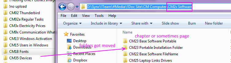 Doc Site Folders After Move