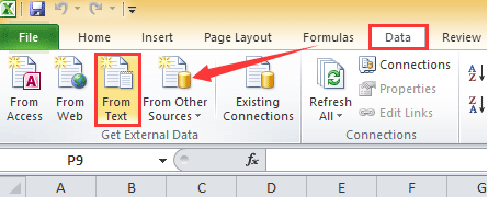 Open File in Excel