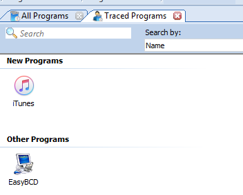 Traced Programs List
