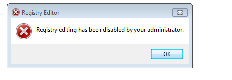 Problem No access to Registry