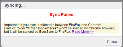 EverSync Does not Work
