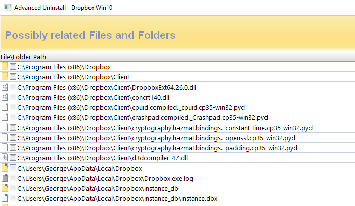 Revo Uninstaller Delete Files Dropbox