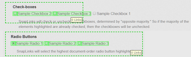 Quickly Lasso Checkboxes or Radio Buttons as Well
